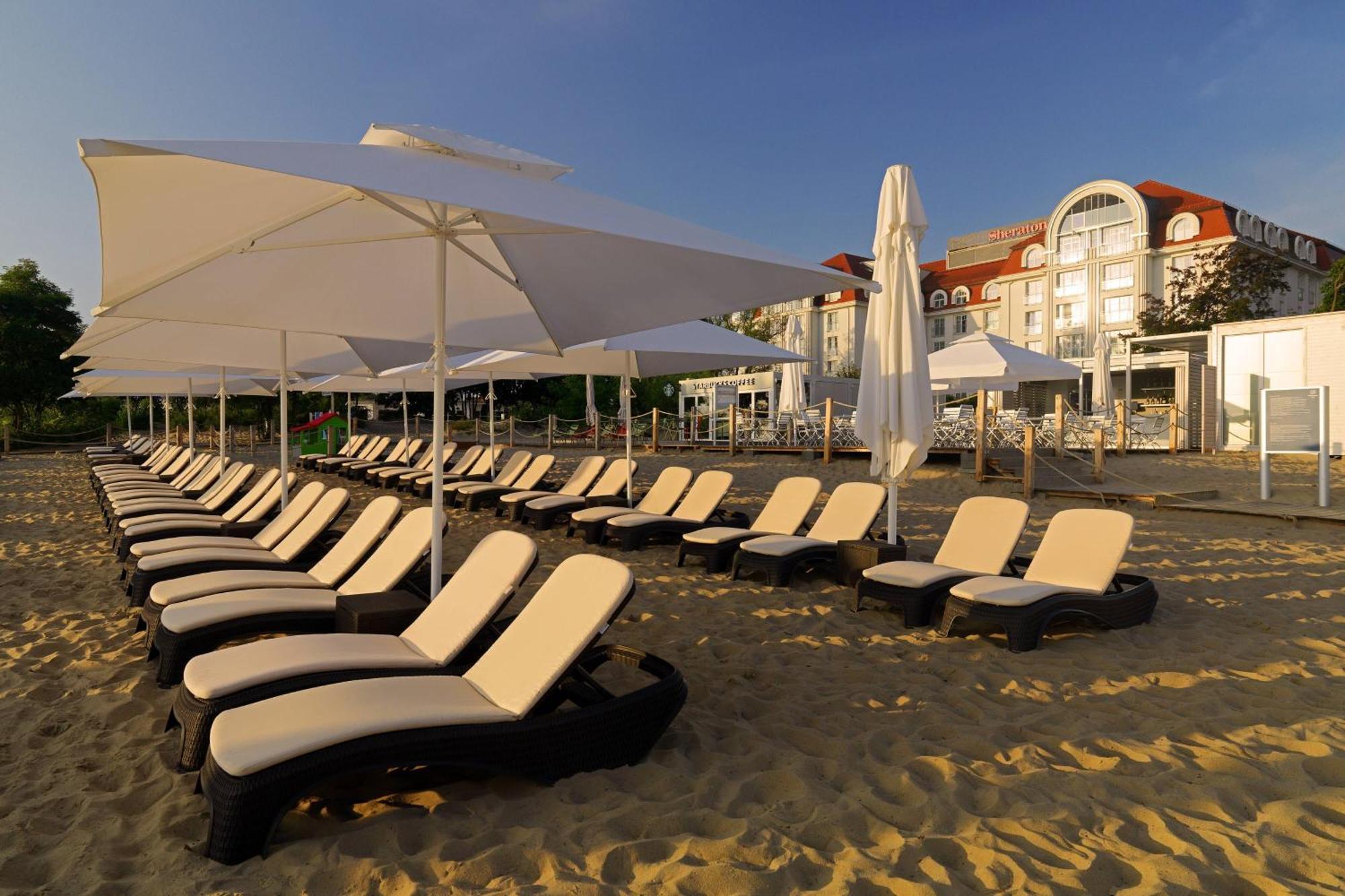 Sheraton Sopot Hotel Εξωτερικό φωτογραφία Beach at the Grand Hotel